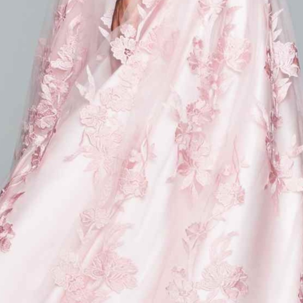 Faviana Floral A-Line Dress - Picture 5 of 5